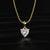 Heart Shaped Solitaire Pendant - 4cJewel