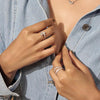 V Shaped Diamond Ring - 4cJewel